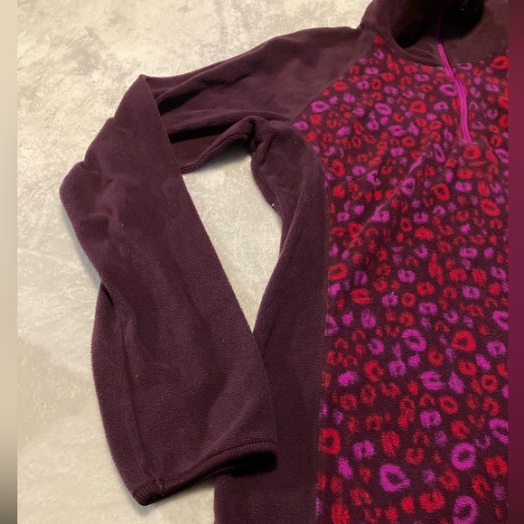 Columbia Purple and Pink Fleece Pullover - Picture 5 of 7